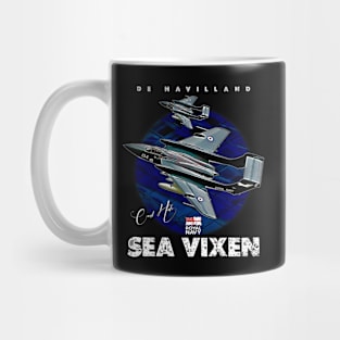 de Havilland Sea Vixen Royal Navy Fighter Aircraft Mug